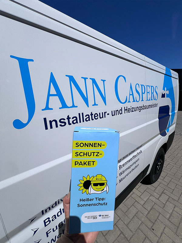 BG Bau - Sonnenschutz im Bauhandwerk