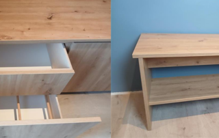 Individueller Schuhschrank nach Maß: Mehr Ordnung und Stauraum im Flur. Maßgefertigte Flurmöbel vom Tischlermeister in Ostfriesland.